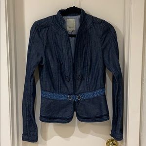 Anthropologie chambray jacket